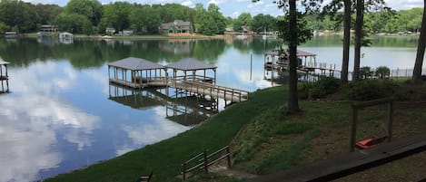 Lake views from the deck 