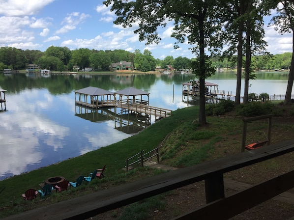 Lake views from the deck 