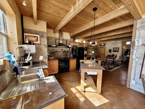 Kitchen and 2nd living area beyond...