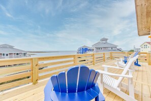 Lavish top deck seating, offering unparalleled, breathtaking views.
