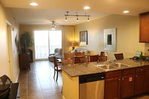 Living Area view from Entrance Hallway