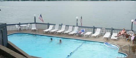 Lakeside Pool from Clubhouse