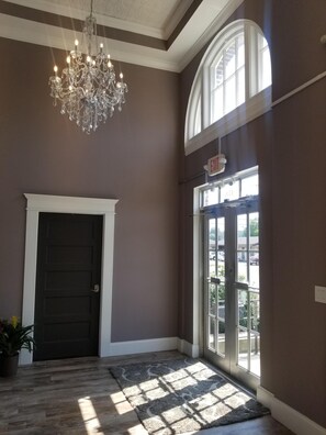 Lobby entrance shared with our Bridal Boutique.