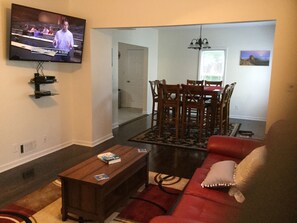 Wide open space to relax and chill out with your favorite shows!