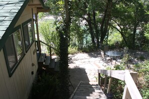 Stairs to cottage