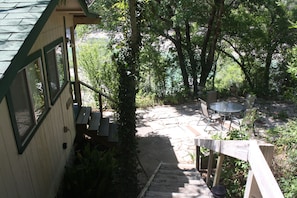 Stairs to cottage