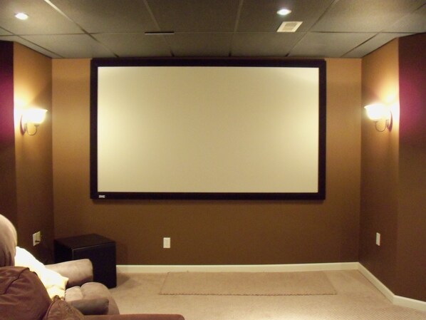 110" Theatre movie screen