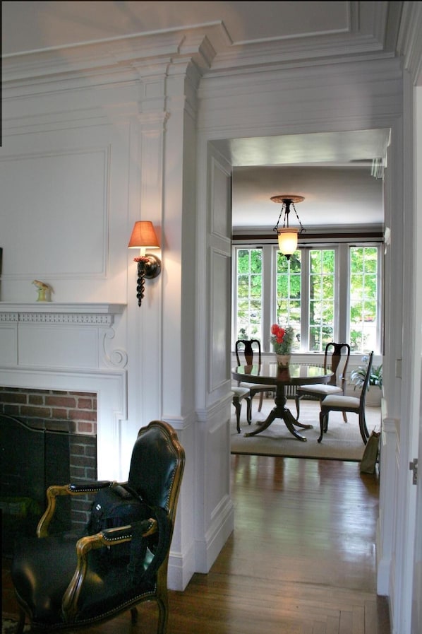 Serene and spacious main level dining room