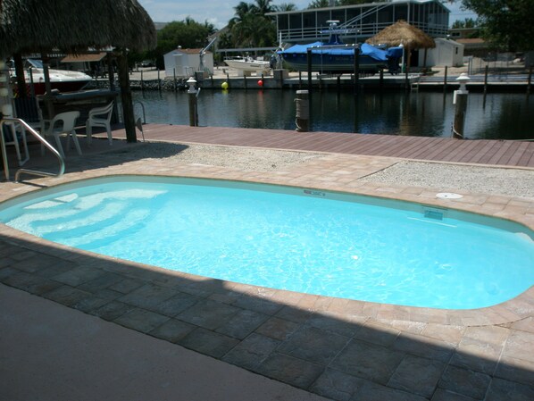 Pool and Dock view 