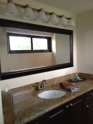 Master bathroom dressing area