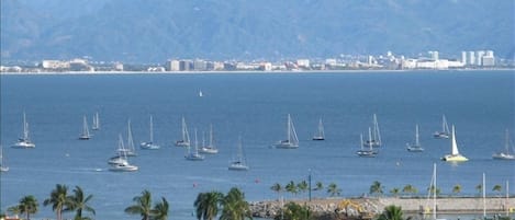 View from the terrace of the Riviera Nayarit Marina in La Cruz de Huanacaxtle