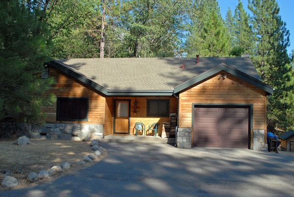 Front view of cabin