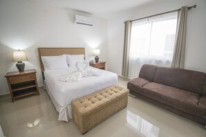 Primary Bedroom with Queen Bed and Private Bathroom