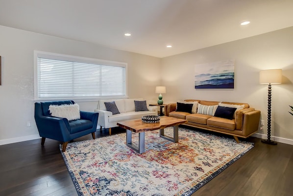 Mid century style living room