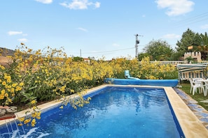 Vue sur piscine