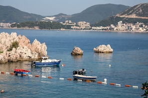 This amazing beach and Adriatic Sea is just on 5 meters away from us!