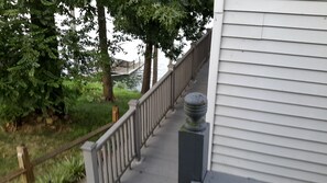 Lake view from porch bedroom. 
