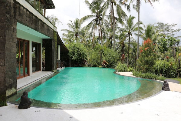 Magnificent unheated 18x8m swimming pool