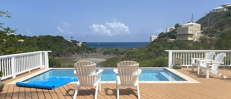 Pool & View of Hart Bay Ocean