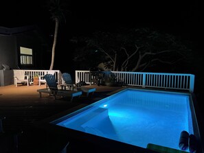 Pool at night