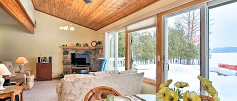 Book your northern Michigan getaway at this charming cottage in Cedar!