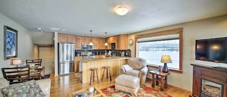 Sandpoint Vacation Rental | 1BR | 1BA | Stairs Required | 607 Sq Ft