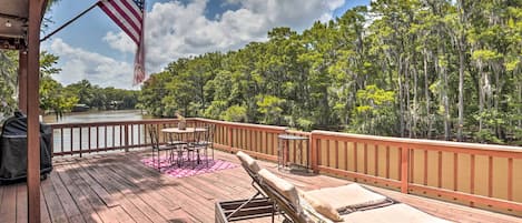 Karnack Vacation Rental | 4BR | 2BA | 1,800 Sq Ft | Steps Required For Access