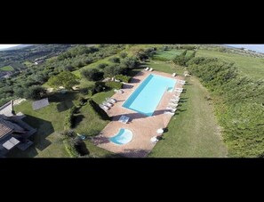 Large pool and baby pool 