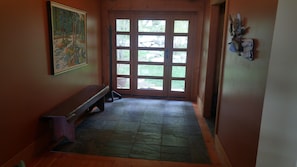 Front entrance of house.