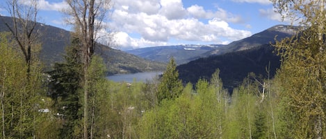 Majestic view from the deck. 