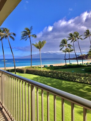 Morning coffee on the lanai