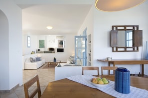 Dining and living area