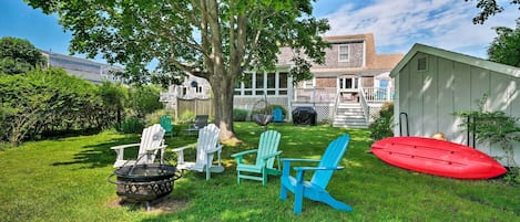 Hyannis Vacation Rental | 3BR | 2BA | 1,800 Sq Ft | Stairs Required