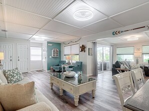 Upstairs living.