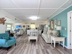 Upstairs living.