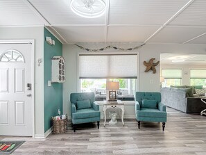 Upstairs living.