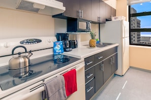 There is a fully equipped kitchen perfect for your culinary needs!