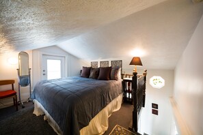 Sleep sound on the comfy Queen bed