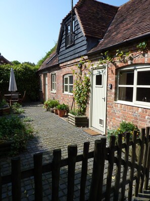 Main entrance into cottage