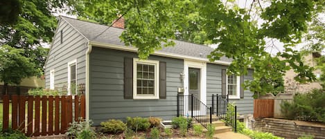 Front of home in Old Westside part of Ann Arbor