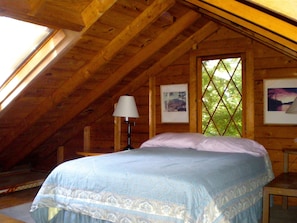 Bedroom 1: loft with a king bed