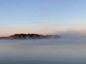 Foggy morning featuring your view of Paradise Island. State owned.