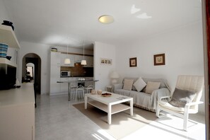 living room with sofabed