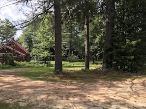 View from front yard towards common area