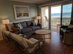 Relax next to the ocean right from your living room.