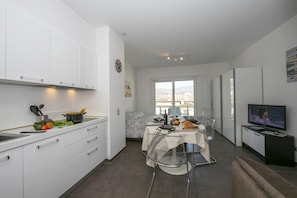 Kitchen and dining area