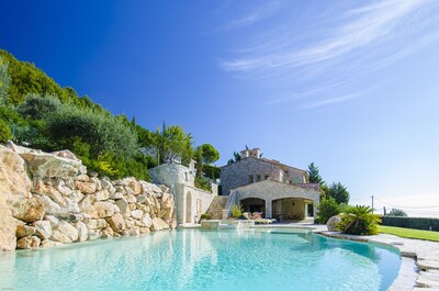 Luxusvilla mit Pool, Whirlpool und herrlicher Aussicht in der Nähe von Nizza, Cannes und Monaco