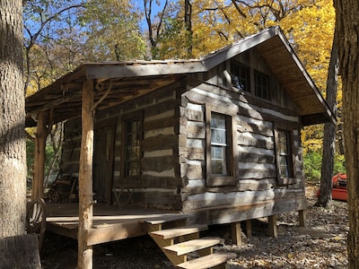 Ten Acre Treehouse, “Fort Henry Log Cabin”.  Sleeps 2-4
