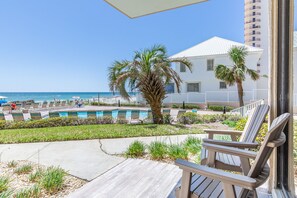 Views of the Pool/Beach from your Patio