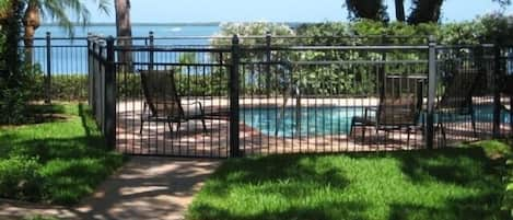 Pool with St. Joseph Sound in the background